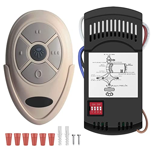 Image of Universal Ceiling Fan Remote Control Kit Replacement for Allen+Roth Kichler