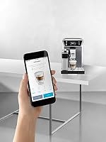 De'Longhi PrimaDonna Class ECAM 550.85.MS Kaffeevollautomat mit LatteCrema Milchsystem, Cappuccino und Espresso auf Knopfdruck, 3,5 Zoll TFT Farbdisplay und App-Steuerung, silber – Ansicht 5