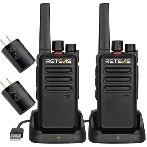 Retevis RT68 Walkie Talkies Rechargeable,Portable...