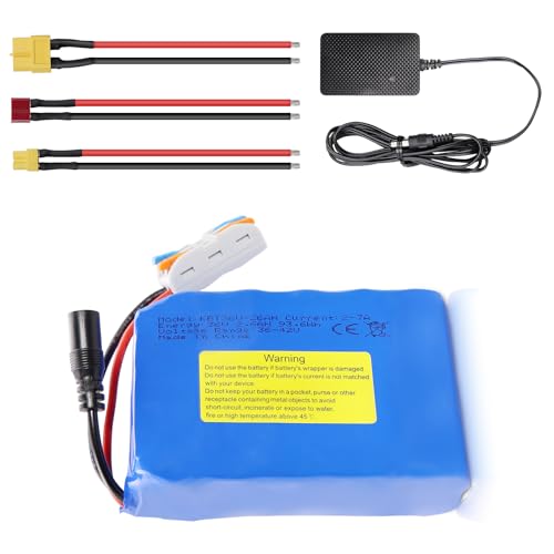 KBT 36V 2.6Ah Rechargeable Lithium Battery with Charger Charging Cable Cable Connector