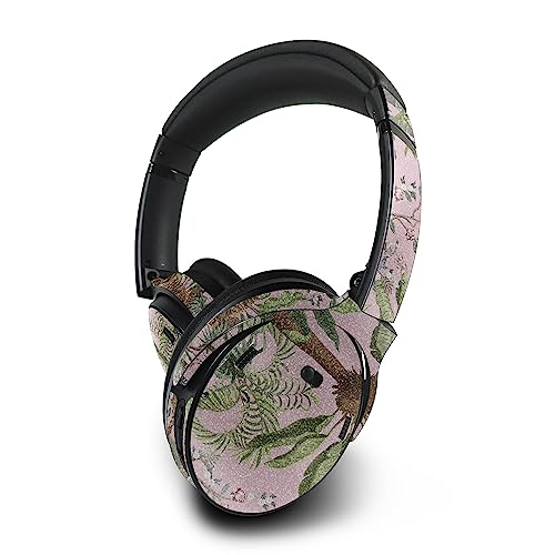 Image of MightySkins Glossy Glitter Skin Compatible with Bose QuietComfort 45 Headphones Chinoiserie Jungle | Protective, Durable High-Gloss Glitter Finish | Easy to Apply