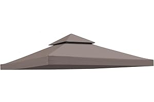 Top Gazebo Canopy Replacement: 10'x10' Shelter for Outdoor Gardens