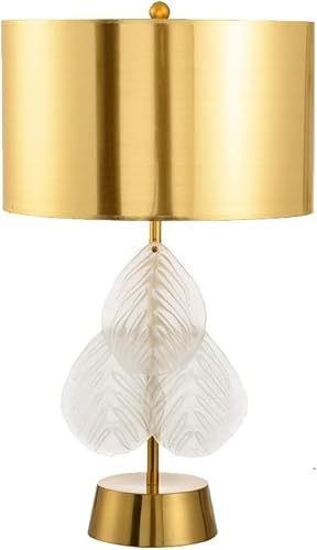DFAEEKIYO Desk Lamp Home Decorative Living Room Bedside Glass Table Lamps with Bedroom Coffee