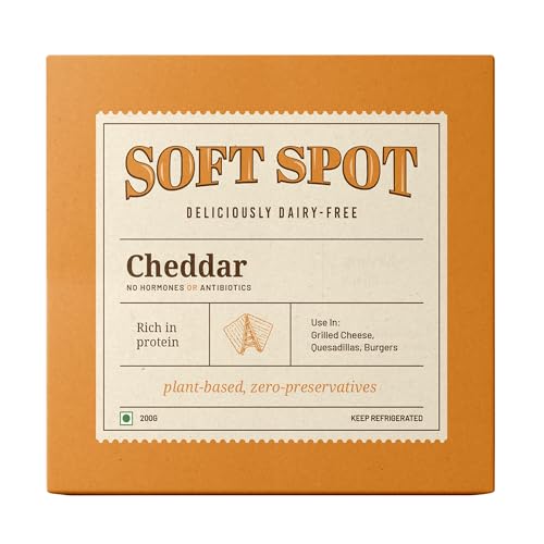 Image of Soft Spot Vegan Cheddar Cheese- 200 gm
