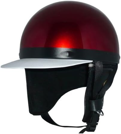 Amazon Zk 180 ヘルメット コルク半風半帽 キャンディレッド 耳当て脱着可 サイズ 57 60cm未満 125cc以下対応 コルク不使用だから軽量で安い 半帽 車 バイク