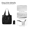 SDEGTHO music1 Printed Foldable Grocery Bag, 25L Reusable Shopping Tote, Lightweight Bag for Travel Daily Use #3