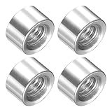 METALLIXITY Schweißmutter (M6x10mmx6mm) 4 Stück, Edelstahl-Einschweißbarer Kraftstofftank-Anschluss - für Komponentenwartung, Einschweiß-Adapter