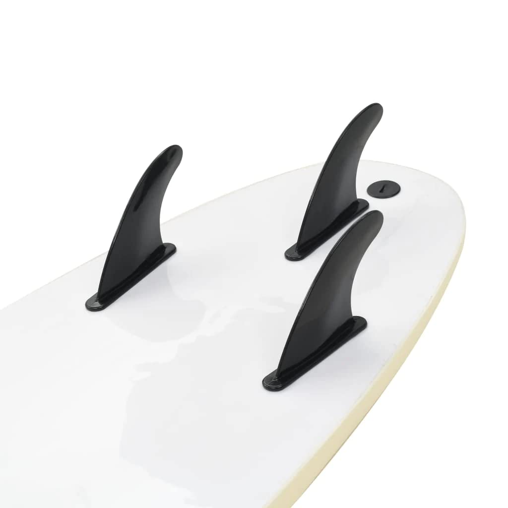 vidaXL Tavola da surf Galleggiamento Onda Equitazione Tavola da Surf Sport Acquatici All'aperto Mare Principiante Rimovibile Articoli Sportivi 67 "Blu e Crema