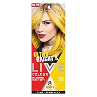 Live Colour Live Colour Ultra Brights Semi-Permanent Hair Colour, Zesty Lemon