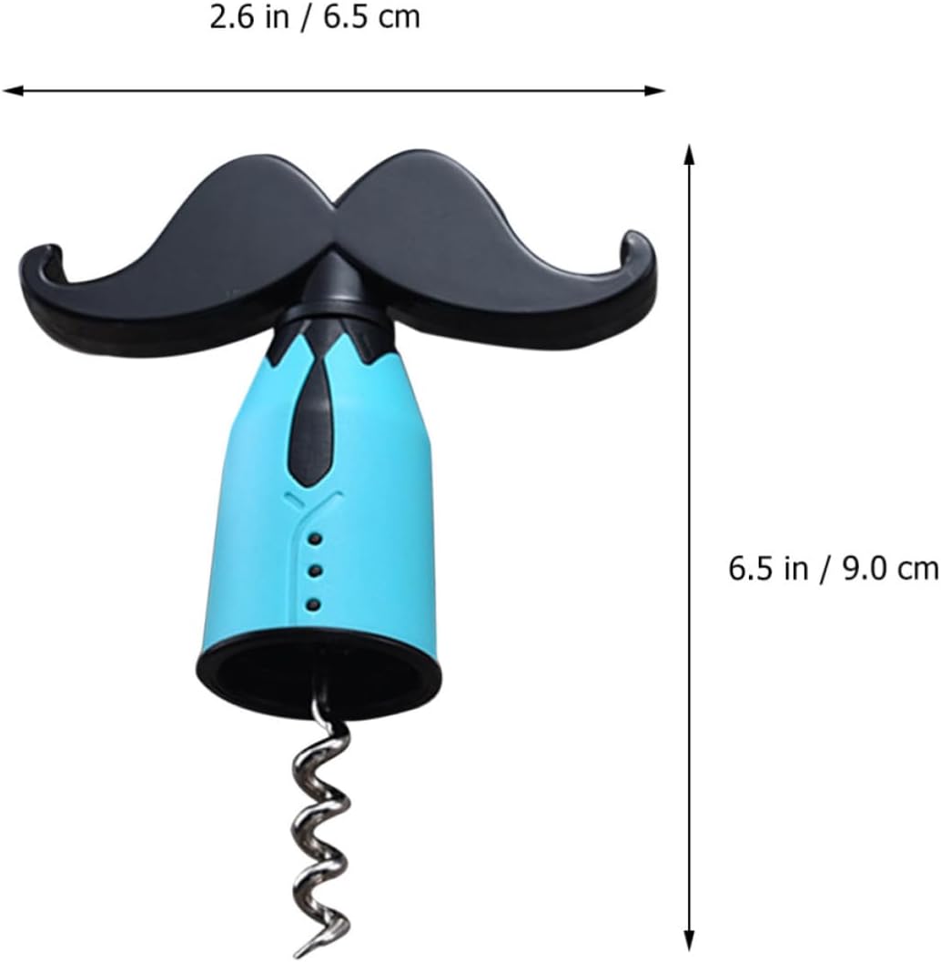 Wine Bottle Opener Stainless Steel Gentleman Shaped Portable ABS image 2