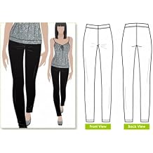 Style Arc Ladies Sewing Pattern Elle Pants