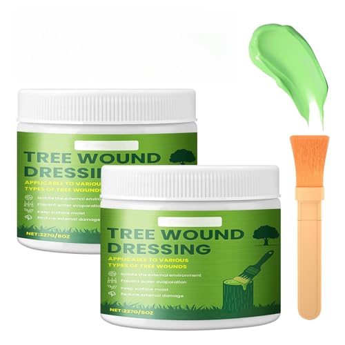 Fonyet Baumwachs Lot de 2 sachets de 227 g de résine d'arbre pour sceller les plaies pour arbres, arbres fruitiers, arbustes ornementaux