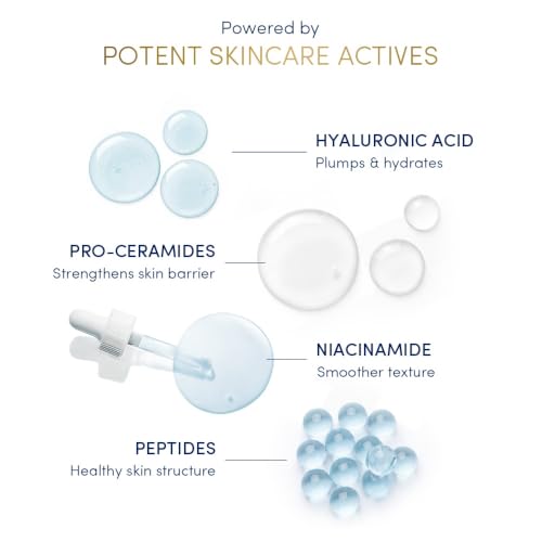 Image of Dove Hyaluronic + Hydration Body Serum | Clinically Proven Hydrating Body Lotion for Extra Dry, Flaky Skin | 72H Moisture | With Hyaluronic Acid, Pro-Ceramides & Niacinamide | 240ml