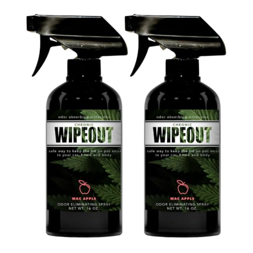 Chronic Wipeout Smoke Smell Eliminator for Home, Cars, Hands, Hair, Clothes, & More | Smoke Odor