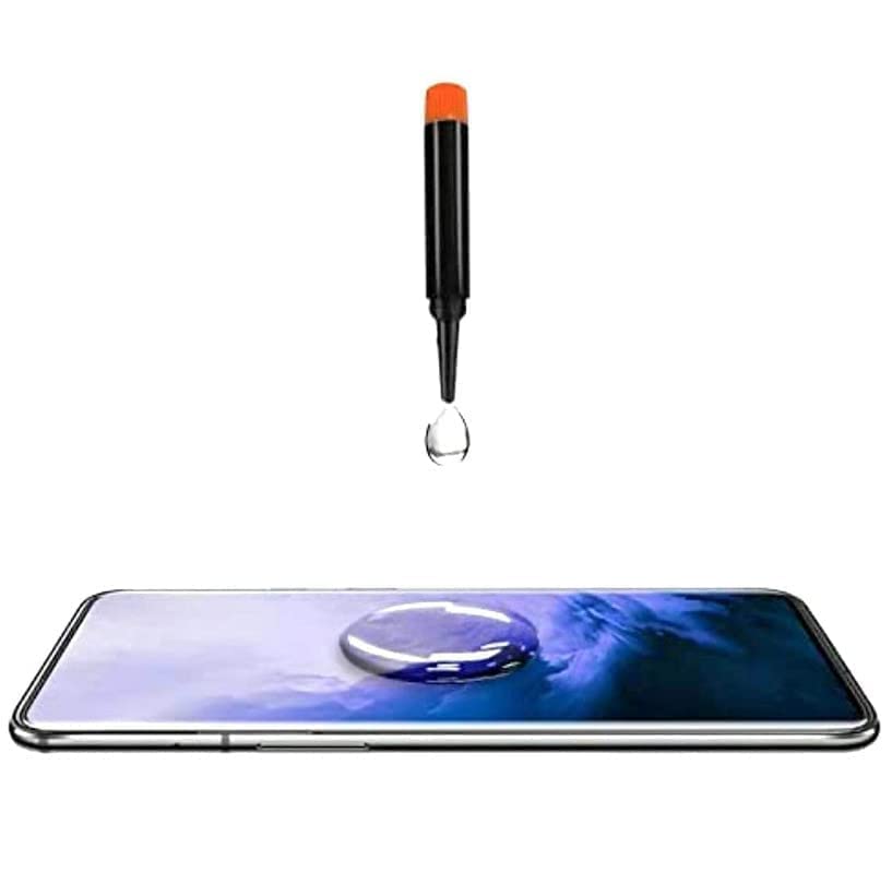 Image of OCTRIX Curved UV Tempered Glass for Samsung Galaxy S10 Plus (Transparent, Pack of 1) Advanced Border Less Full Screen Coverage UV Screen Protector Guard with Installation Kit- By Blackwik