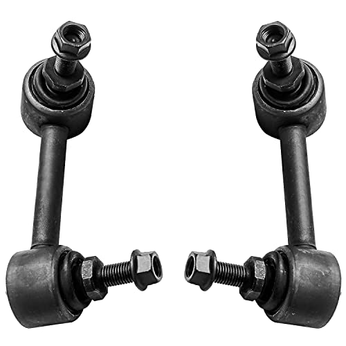 Image of Detroit Axle - FWD Rear 4pc Shock Absorbers Kit for 2009-2014 Nissan Murano, 2 Shock Absorbers 2 Sway Bars 2010 2011 2012 2013 Replacement