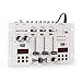 auna Pro DJ-22BT MKII Mixer, Mezclador de DJ de 3/2 Canales, Bluetooth, 2 x USB, 2 Displays, Bluetooth, entradas y Salidas RCA, 3 x 6.3 Jacks para Auriculares y 2 micrófonos, Blanco