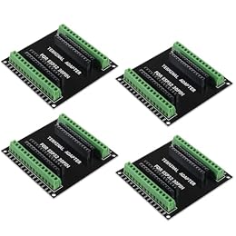 4PCS ESP32 Breakout Board 30 Pin GPIO 1 into 2 Compatible with 30 Pins ESP32S ESP32 Development Board 2.4 GHz Dual Core WLAN WiFi + Bluetooth 2-in-1 Microcontroller