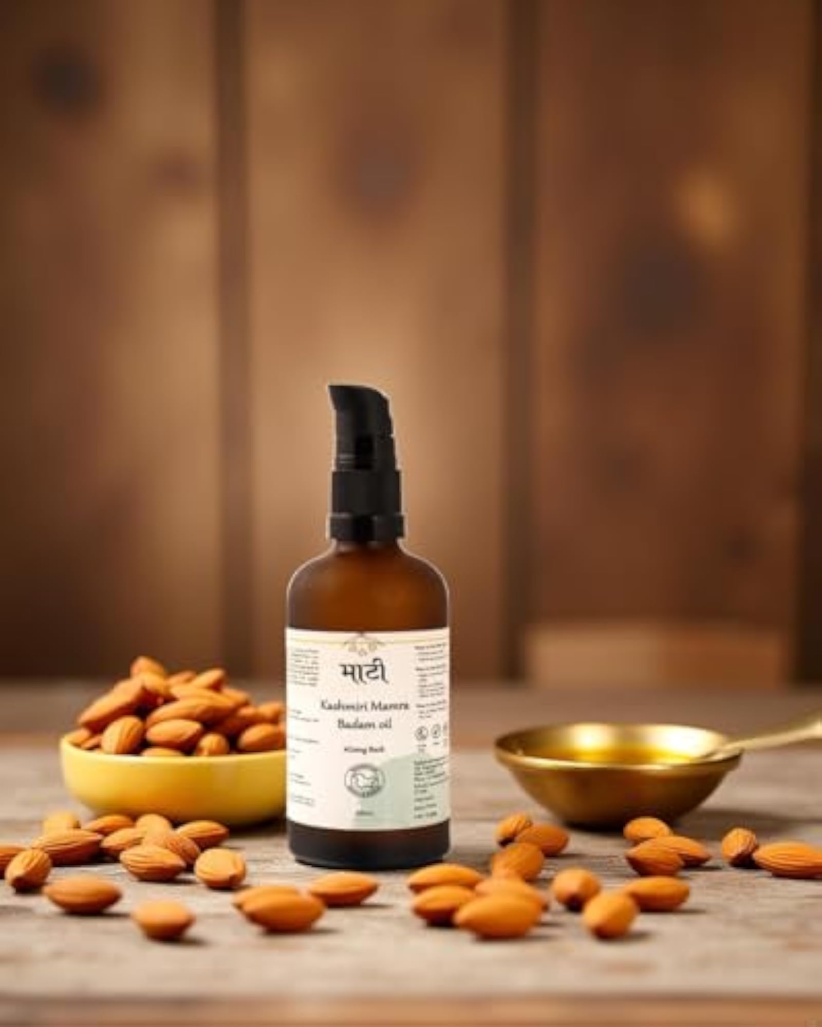 Pure Mamra Almond Oil for Hair Growth, Cold Pressed