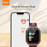 imoo Watch Phone Z1 Kids Smart Watch, 4G Kids Smartwatch with Video and Phone Call Durable, GPS Watch with Real Time Location and IPX8 Water Resistance (Pink) - Image 8