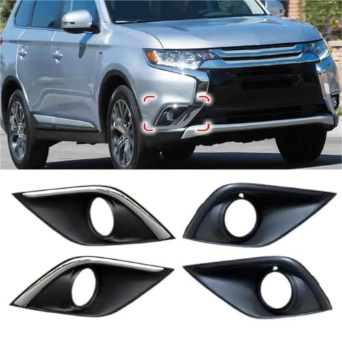 Couvercle phare antibrouillard Outlander 2016-2021 | Lunette de pare-choc avant voiture
