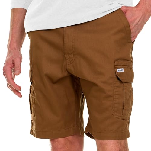 Wrangler Cargo Shorts for Men Big and Tall - Stretch Twill Casual Shorts