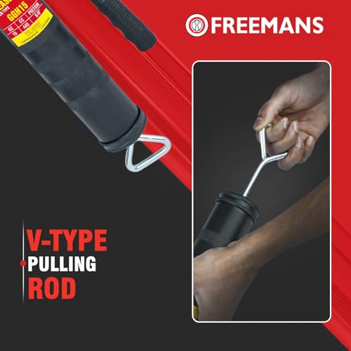 Image of FREEMANS GGH15 Heavy Duty Lever Type Grease Gun with 5 /8 inch Piston | 2gm /Stroke | V-Type Pulling Rod | 4000PSI, Use For Automotive, Industrial, Agriculture, Construction etc.