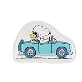 Berkshire Peanuts® Plush Throw Pillow, Gift Idea, Snoopy Cute Character Shaped Cushion, Soft Cozy Decor for Bed Couch Chair(Snoopy and Woodstock Convertible Pillow All Colorways, 15.5’’ L)