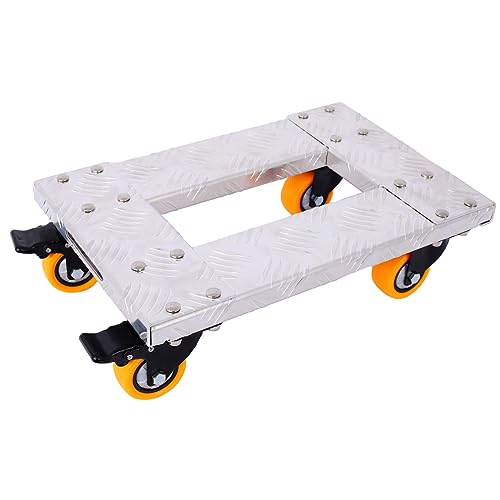 Carretilla plegable con ruedas de TPU de 3" y frenos