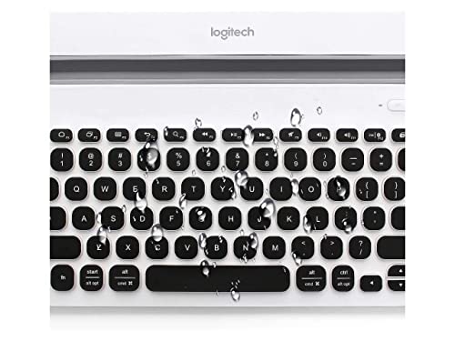Image of iFyx Keyboard Cover Skin for Logitech Bluetooth Multi-Device Keyboard K480 Cover Ultra Thin Protective Skin (Black)