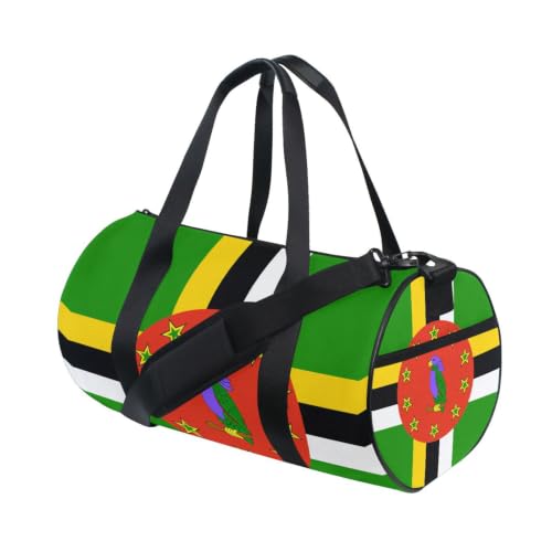Bolsa de deporte con bolsillo interior y estampado de Dominica 3
