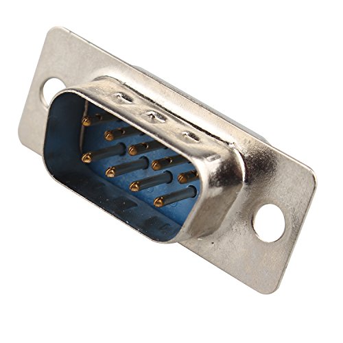 Set de 10 Adaptadores Conector DB9 Macho 9 Pines Solder miniatura 5