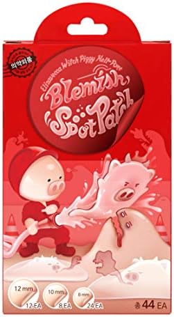 Elizaveca Acne Cover Spot Patch Hydrocolloid 1+1+1+1/176 Patches (Twelve mm 12 Count, 10 mm 8 Count, 8 mm 24 Count X4) / Spot Patch /172