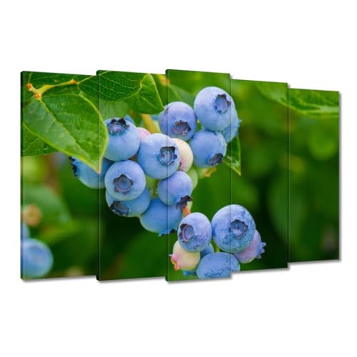 Peinture imprimée sur toile 150x95cm Bleuets appétissants décoration murale grand format H9972M