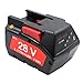 EMBRACESUN 3000mAh Li-ion Battery Pack MIL28A Replacement for 28V Battery M28 V28 48-11-2830 0726-22 0780-20 Compatible with Cordless Tool 0729-21 0729 0725 0719 0740 F39 2650-22 6514-21 0730-22
