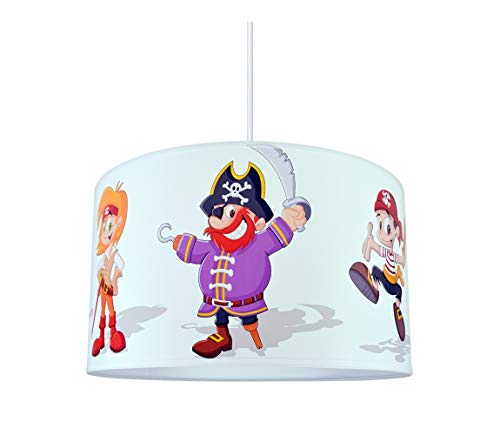 Lámpara colgante infantil PIRATES 1xE27