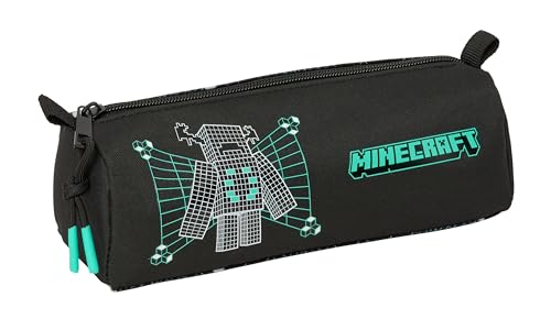 Minecraft Screen - Trousse avec Fermeture éclair et Compartiment, Trousse pour Enfant, idéale pour Les Enfants d'âge Scolaire, Confortable et Polyvalente,...