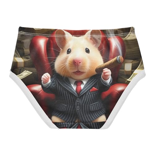 Cute Hamster Funny Animal Toddler Underwear Custom 2t Cotton Little Girl Panties Animals Kids Briefs Undies2
