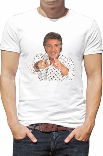 Photo de Générique T Shirt personnalisé Chanteur Frederic Francois N071 Blanc (Blanc, XL)