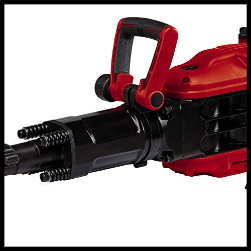 Einhell Abbruchhammer TE-DH 50 (1.700 W, 50 J Einzelschlagstärke, SDS-Hex-Werkzeugaufnahme, schwingungsgedämpfter,Hauptgriff, Softstart, inkl. inkl. Spitz-/Flachmeißel, Trolley) – Bild 7