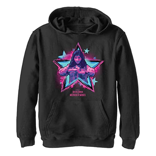 Sweat à capuche Marvel rose et bleu anti-courant d'air enfant