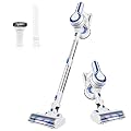 APOSEN Cordless Vacuum Cleaner, Powerful Stick Vacuum Cleaner 4 in 1 Upgraded 3rd Generation with Rechargeable Battery and 1.2L Large Dust Container, Vac for Hard Wood Tile Floor Carpet Pet Hair, H150