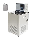 TECHTONGDA Laboratory Chiller Circulator 6L Chiller Water Bath Recirculating Water Cooling Chiller Lab Low Temperature Cooling Liquid Circulator Pump Chiller with Transformer 110V/220V -5℃-100℃