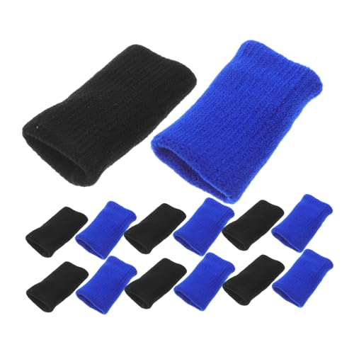 BCOATH 20-Pack Basketball Volleyball Badminton Sports Finger Sleeves Breathable Thumb Guards Non-Slip Elastic Finger Covers for Men Women