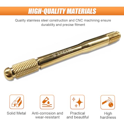 Image of M12x1.5 Car Wheel Alignment Pin, Wheel Changing Kit with Guide Pin and Hanger for Most Cars