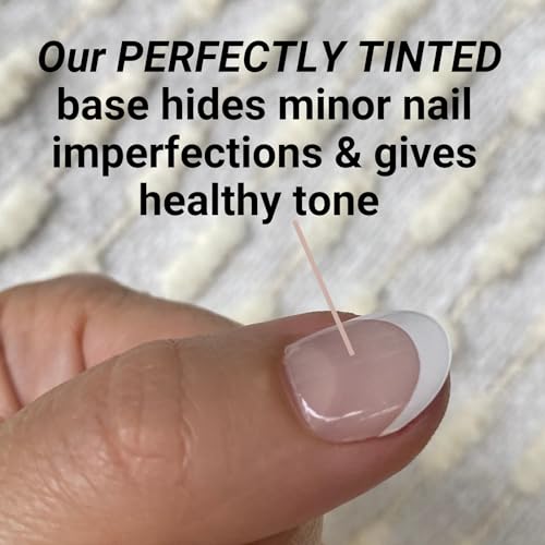 Alice & Bella Tiras de gel semicuradas - ponta francesa perfeita - kit de envoltórios de unhas semic