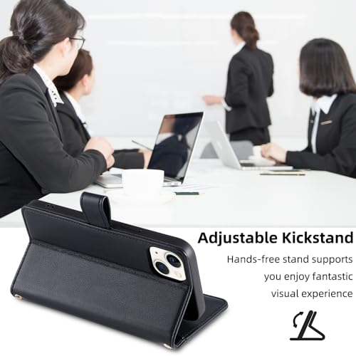 Housse Samsung A36 5G en cuir synthétique noir chic et magnétique