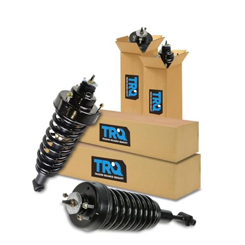 Image of TRQ Front & Rear Strut Shock Spring Set of 4 for 02-03 Ford Explorer Mountaineer