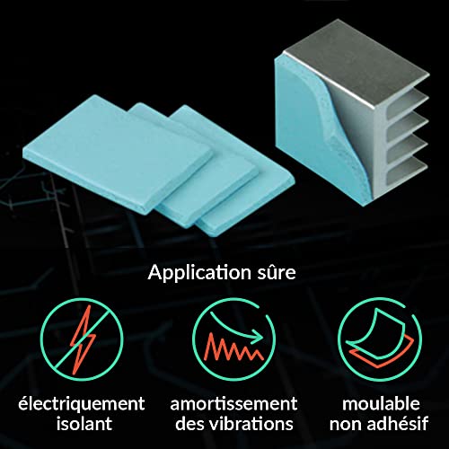 Arctic TP-2: Pad thermique économique, facile à poser - Geekodrome: Boutique d'accessoires geek Sécurité du Pad Thermique Arctic