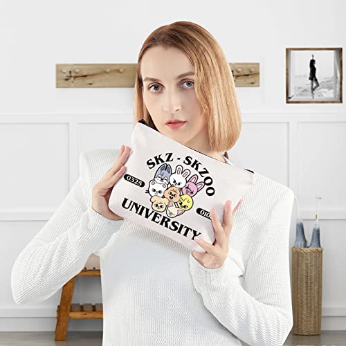 WZMPA K-Pop SKZ Kosmetiktasche K-Pop Band Fans Geschenke koreanischer Jungen Band Reißverschluss Beutel für Fans, Skz, Passform